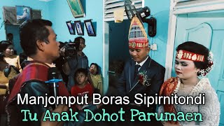 Adat Tradisional Batak Pernikahan || Manjomput Boras Sipirnitondi Tu Pengantin