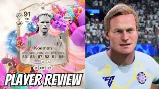 INSANE CDM!😍 91 FUT BIRTHDAY ICON Koeman PLAYER REVIEW EA FC 26