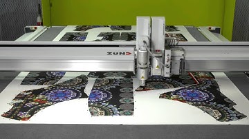 Cutting digitally printed fabrics with Zünd