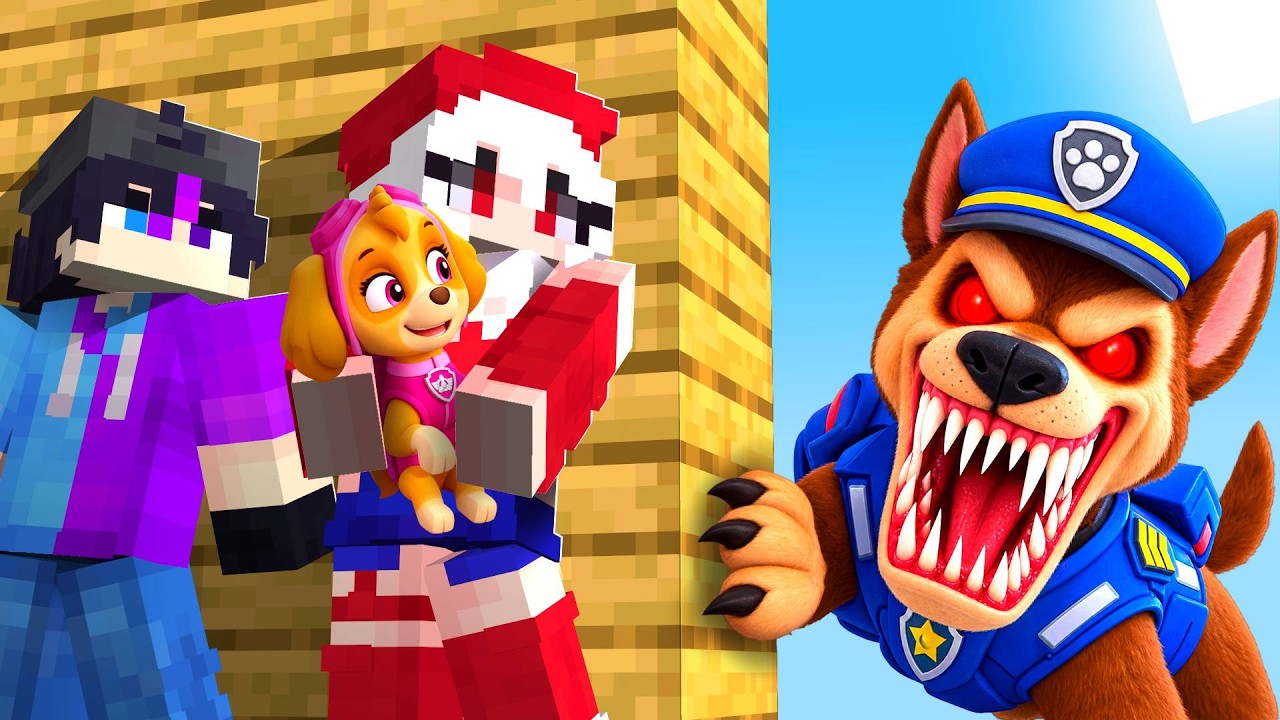 DERROTAMOS AL PAW PATROL MALVADO EN MINECRAFT...