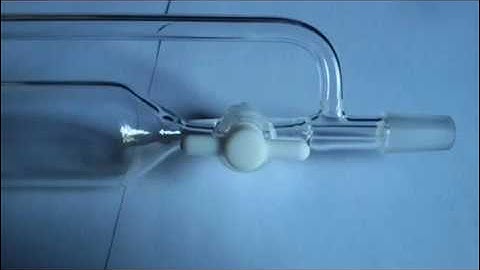 Pressure equalizing dropping funnel capacity 100 mL with PTFE plug glass joint 14/23 х 2