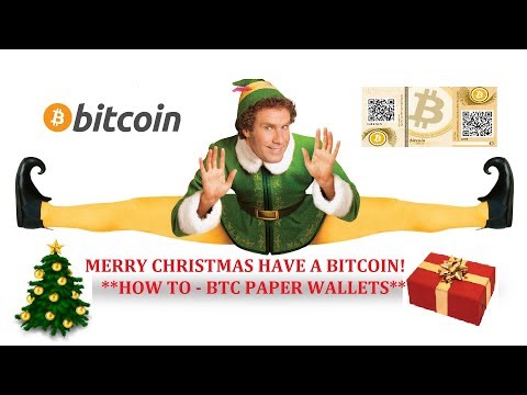 GIVE BITCOIN AS A CHRISTMAS GIFT TO YOUR TECHNOPHOBE FAMILY! How To Generate A Paper Wallet