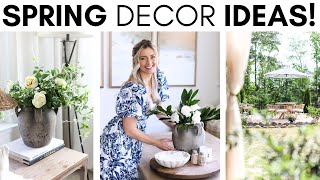 SPRING DECORATING IDEAS || BUDGETFRIENDLY DECOR TIPS || DECORATING FOR SPRING