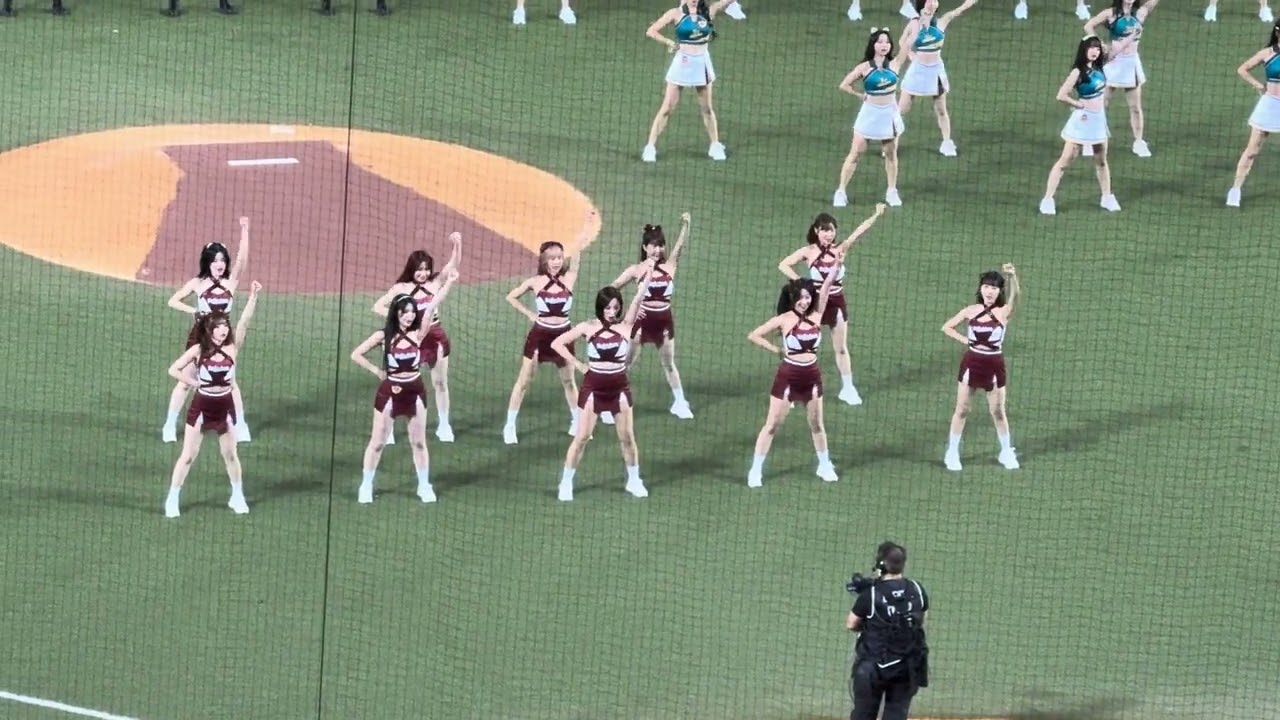 2025中職明星賽 開場表演#台鋼#樂天#中信#味全#統一#富邦#啦啦隊