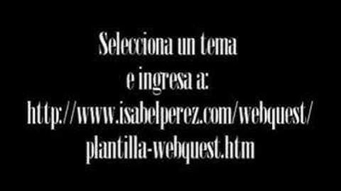 Una Webquest en 4 pasos
