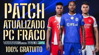 PATCH PES 2021 ATUALIZADO 26 100% GRATUITO / FACES REAIS / KITS / ESTÁDIOS / KITS / VIRTUARED V10.2