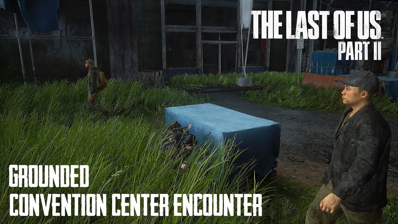 Convention Center Encounter Stealth Kills Grounded (Road to the Aquarium) - The Last Of Us Part 2
