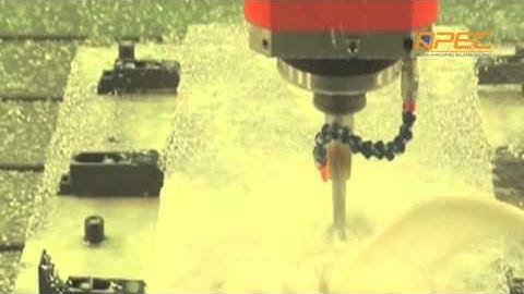 Aerospace ribs cutting, 5-Axis High Speed Gantry Machining Center, GM series APEC.