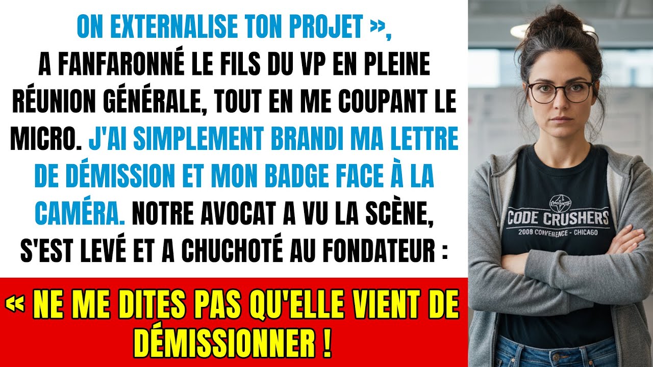 Il a coupé mon micro en réunion : Ma démission silencieuse a détruit leur entreprise...