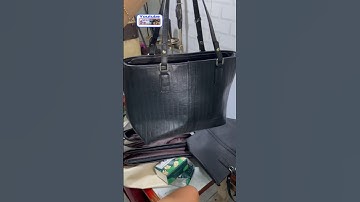 diễu miệng chiếc túi xách màu đen mẫu mới rất đẹp siêu to luôn