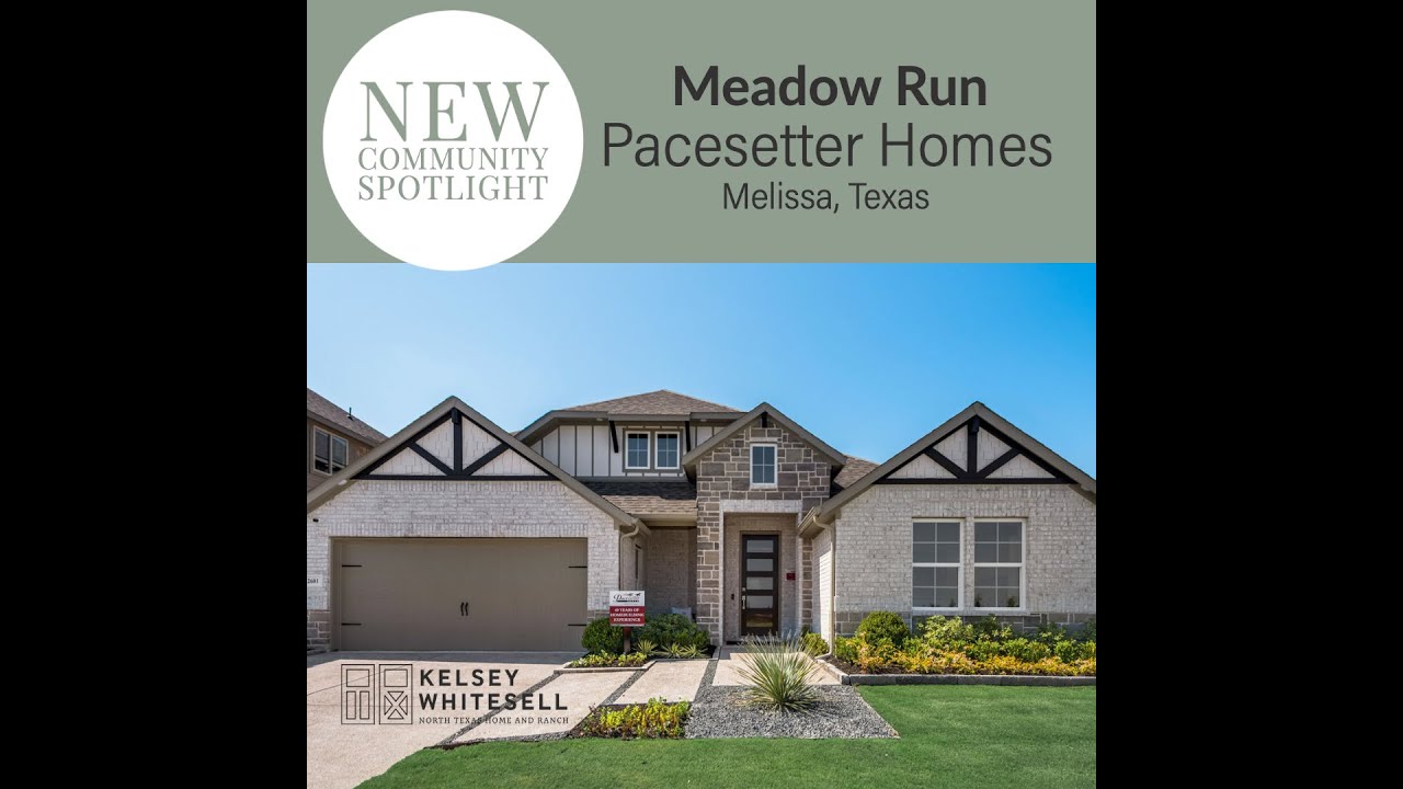 New Community Spotlight: Meadow Run by Pacesetter Homes in Melissa, Texas