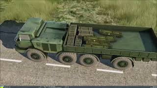 Russian Mi-28 Surprise Attack Ukrainian Convoy To Mariupol