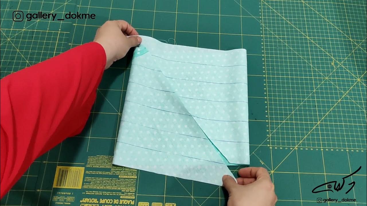 How to Make Continuous Bias Tape (Bias Binding) YouTube