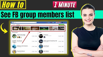 How to see facebook group members list 2025