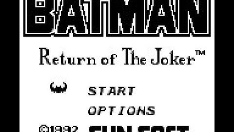 [Longplay] GB - Batman: Return of the Joker