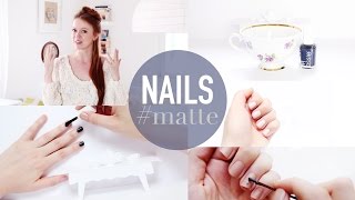 TUTORIAL: 3 Nagel-Looks (matte, shiny, french) #essiestories