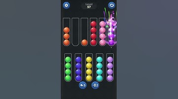 Ball Sort by Infinite Joy (V2): Levels 57, 58, 59