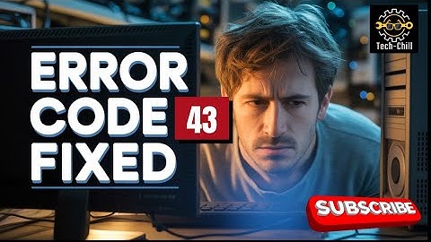 I Fixed Error Code 43 (And Cheap)