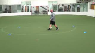 Change of Direction Dribbling - Step over turn / Inside of the foot turn