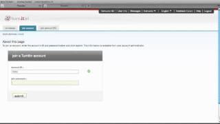 Joining a Turnitin Account - Instructor Training.flv News