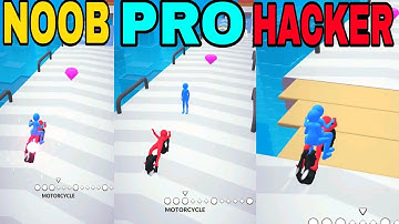 NOOB vs PRO vs HACKER ||HUMAN VEHICLE|| (FORT)All Levels Gameplay Android,ios (Level 6 - 8 )