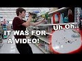 BROKE A VASE AT WALMART!! (Behind the Scenes)