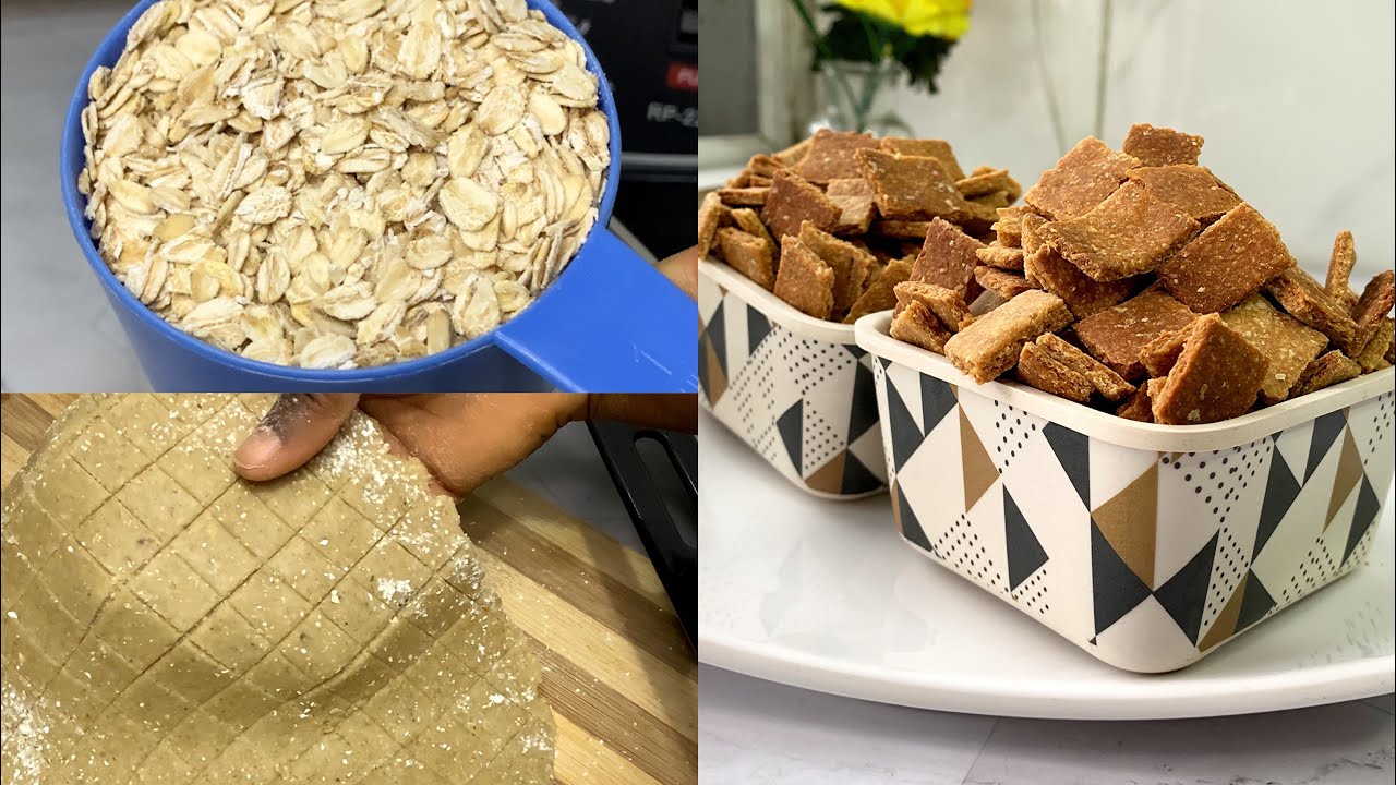 Super Healthy, Guilt-free Oats Chinchin | How To Make Chin-chin With Oats | Weight-loss Recipe