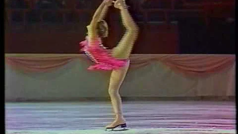 Denise Biellmann (SUI) - 1985 World Challenge of C...