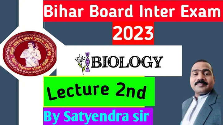 12th Bihar  Board Inter Exam 2022 Biology by Satye...