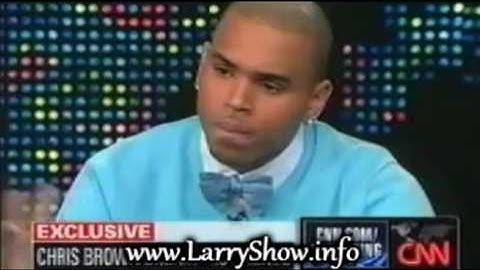 Chris Brown Exclusive interview @ Larry King Live PART 2 *** NEW Improved video quality !!!