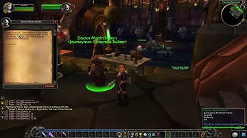 Undercity Alchemy Trainer location - WoW Classic