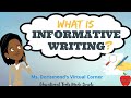  what is informative writing  informational writing for kids  nonfiction writing