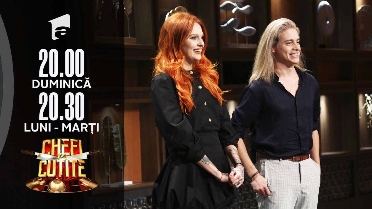 Chefi la cuțite | Vloggerița Marilu Dobrescu și iubitul ei, Iustin Petrescu gătesc pizza cu conopidă