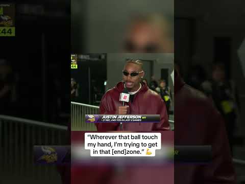 Justin Jefferson is locked in 🙌