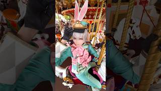 自作衣装でスニークに行ってきたよ！2着やったのでまずは去年作ったラビットウェアから！ #dハロ #dハロ仮装　#ツイステ #dハロツイステ　#ツイステッドワンダーランド  #シルバー