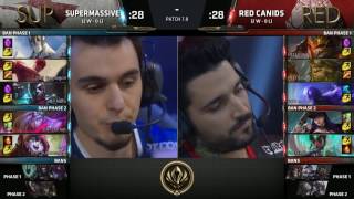 SUP vs RED - MSI 2017 - SuperMassive eSports vs Red Canids