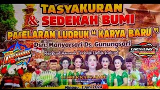 gebyar  sedekah bumi  DS manyarsari ndawar Mojokerto  bareng ludruk karya baru