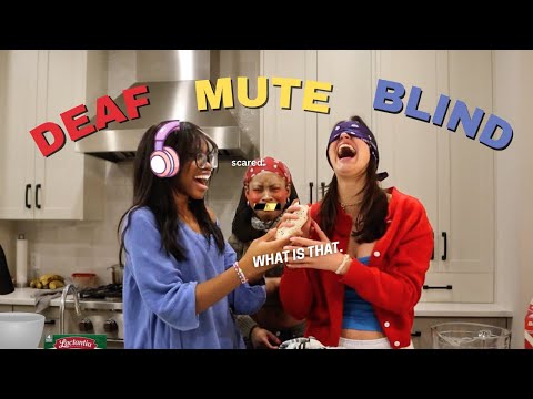 BLIND DEAF MUTE BAKING CHALLENGE *gone wrong*