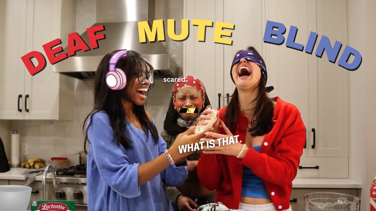 BLIND DEAF MUTE BAKING CHALLENGE *gone wrong*