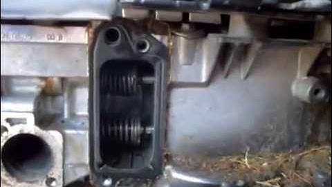 briggs and stratton 190cc repairing a stuck intake valve