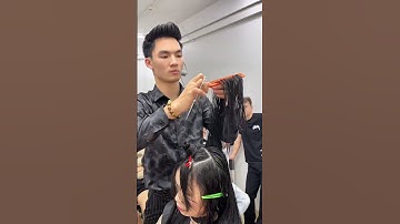 Bài cắt thiết kế xoăn bung ứng dụng thực chiến tại salon #thynkhair