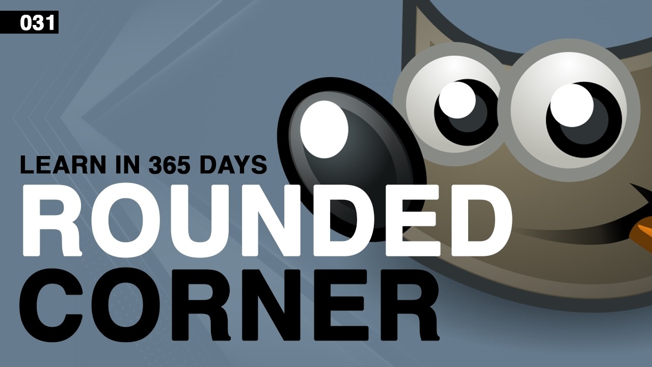 How to Make Individual Corners Round in Gimp - YouTube