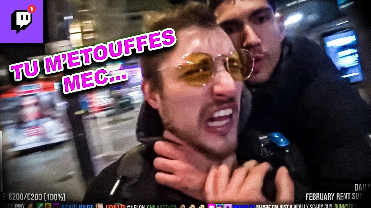 🚨 Ce streamer se fait attaquer en plein live Twitch a Amsterdam 😱 twitch fails
