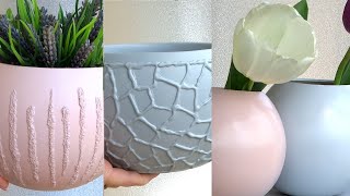 ІДЕЇ ДЕКОРУ КАШПО своїми руками / 5 Craft ideas