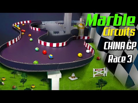 Marble Circuits:  Race 3 CHINA GRAND PRIX  -  Marble Race By Fubeca's Marble Runs