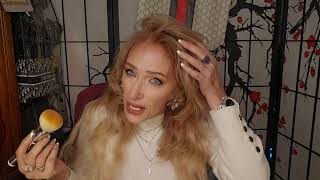 Tips for deep set eyes! Mineral foundation powder lovely hair!
