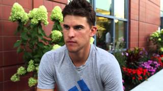 Dominic thiem, 20, talks about his bittersweet five-set win to reach
the third round of us open.