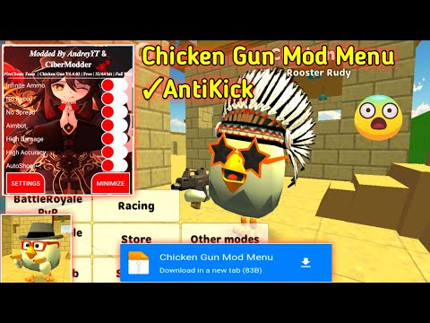 Chicken Gun Mod Menu Apk 4.4.03 ✓Antikick Free Download
