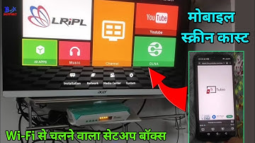 LR i PL Wi-Fi setup box to mobile screen cast | LRiPL setup box review and  DLNA connection mobile