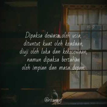 Dipaksa dewasa oleh usia